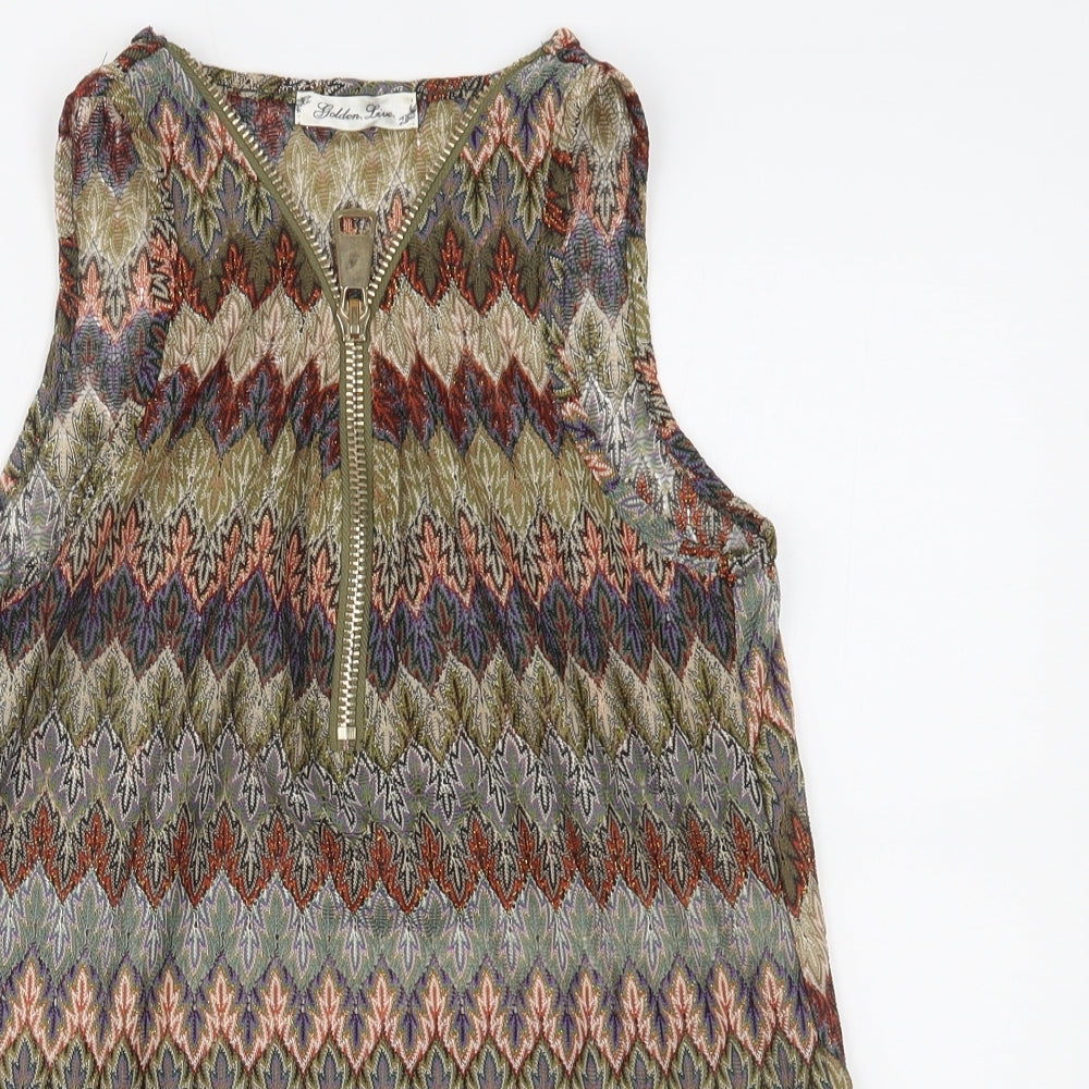golden live Womens Multicoloured   Basic Tank One Size