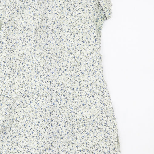 Primark Womens Multicoloured Floral  Basic Button-Up Size 12