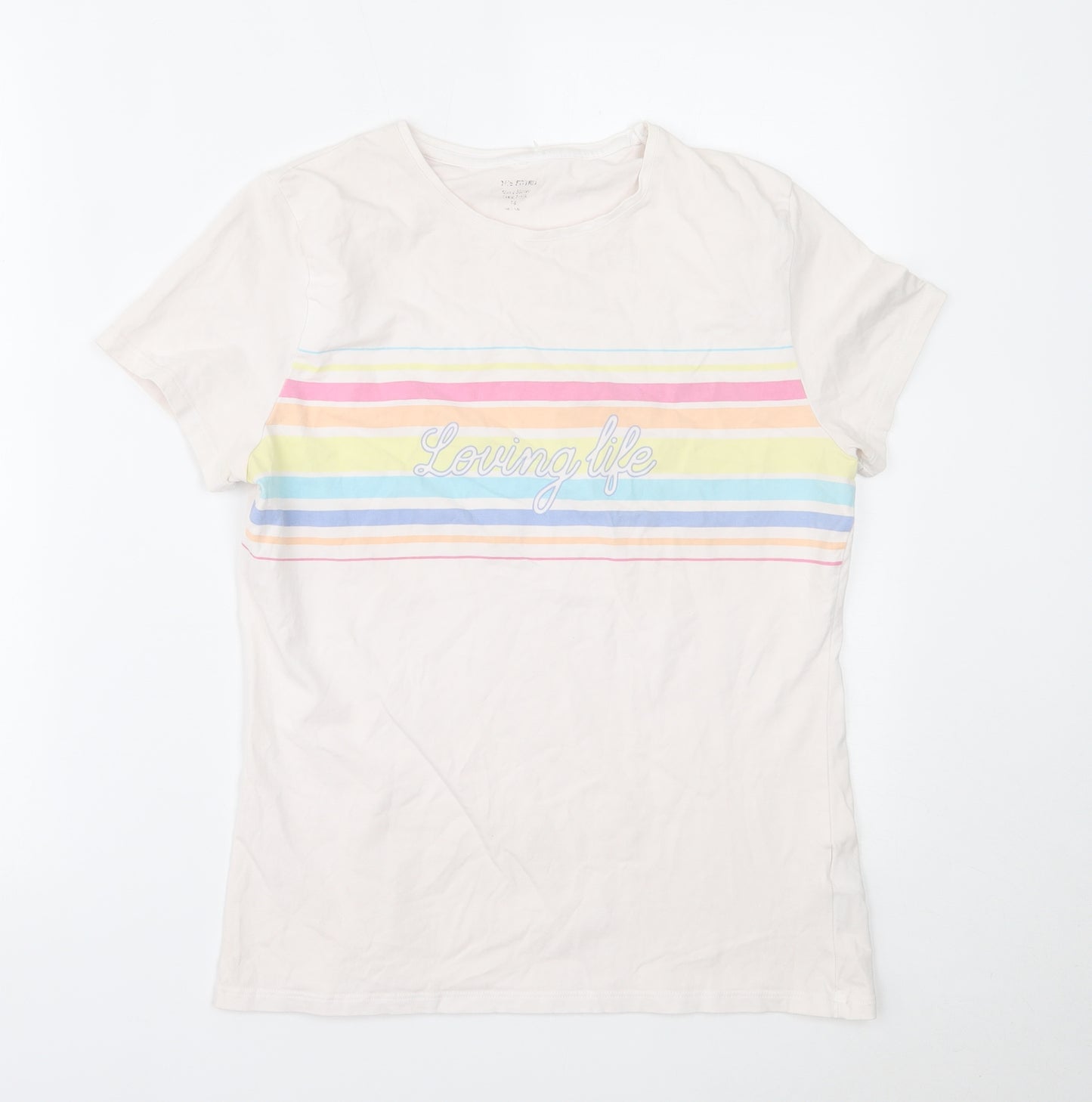 Marks and Spencer Womens Pink   Basic T-Shirt Size 14