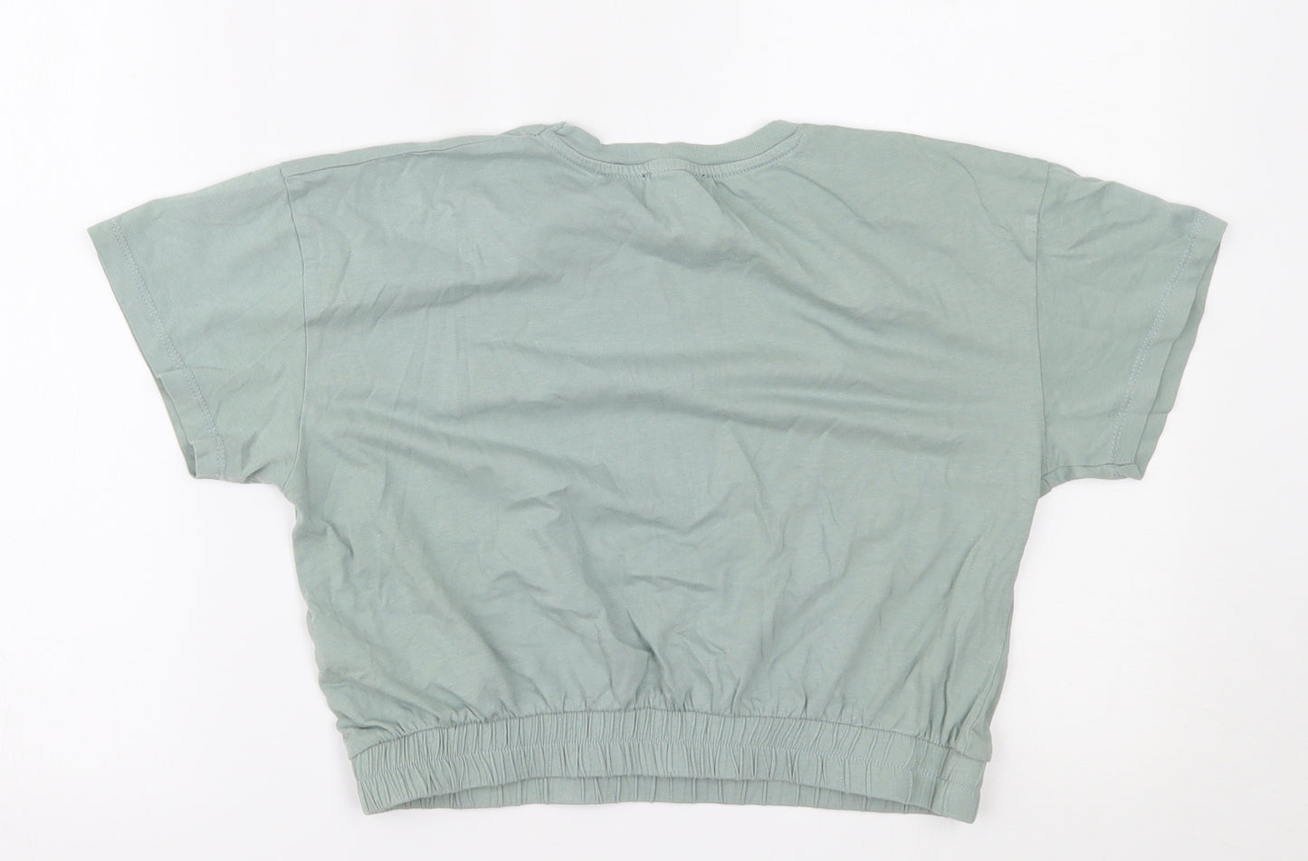 New Look Girls Green   Cropped T-Shirt Size 14-15 Years