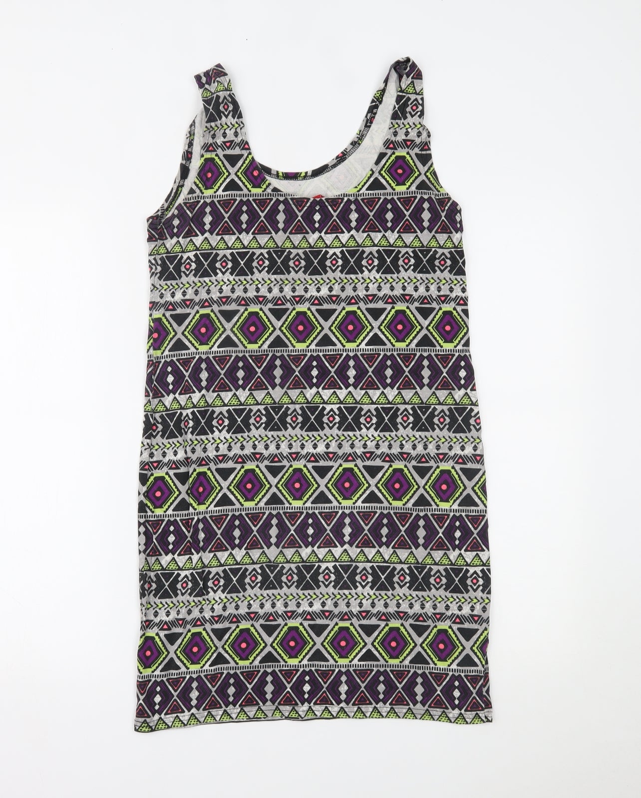 H&M Womens Multicoloured Geometric  Bodycon  Size M