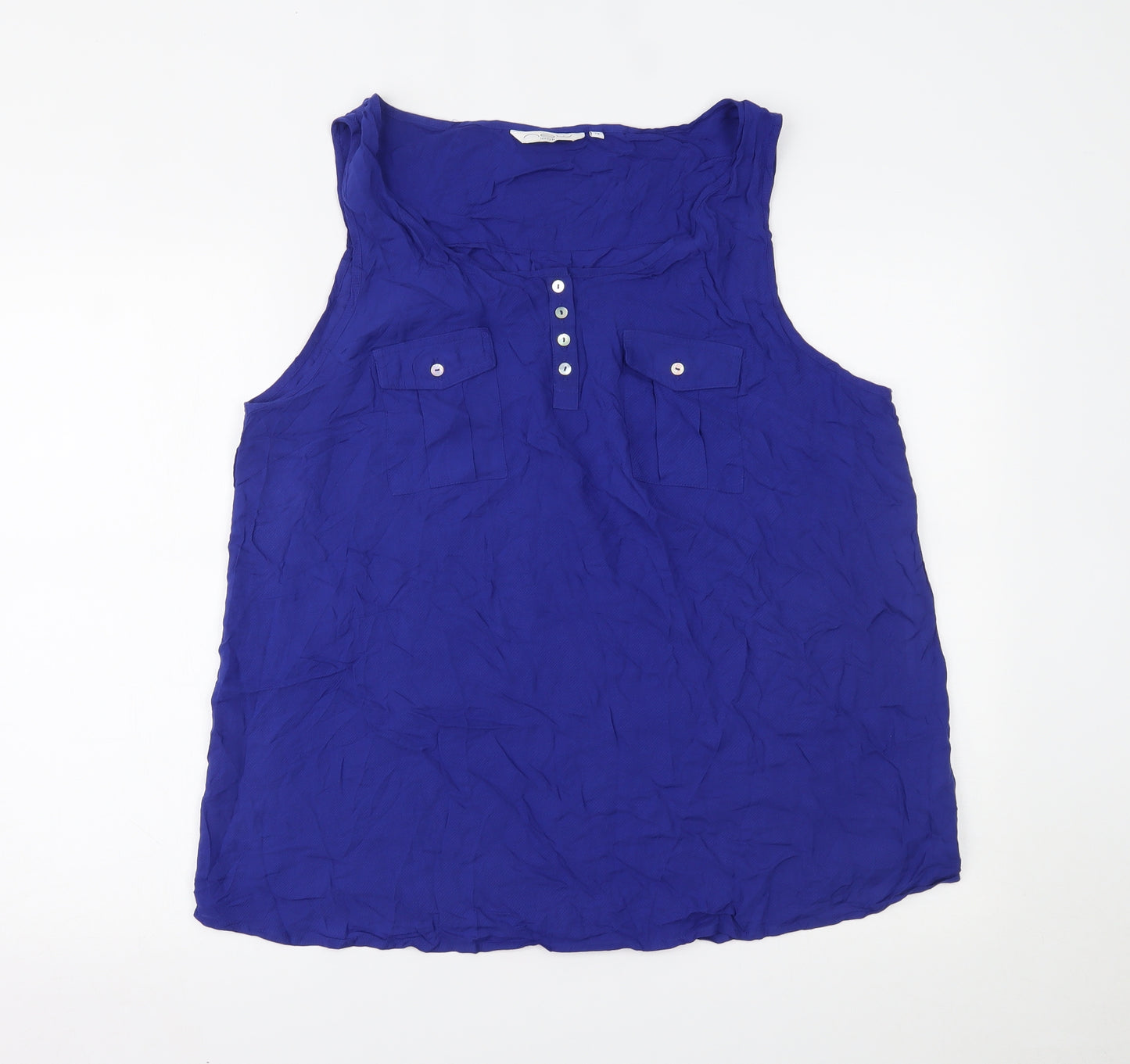 New Look Womens Blue   Camisole Blouse Size 18