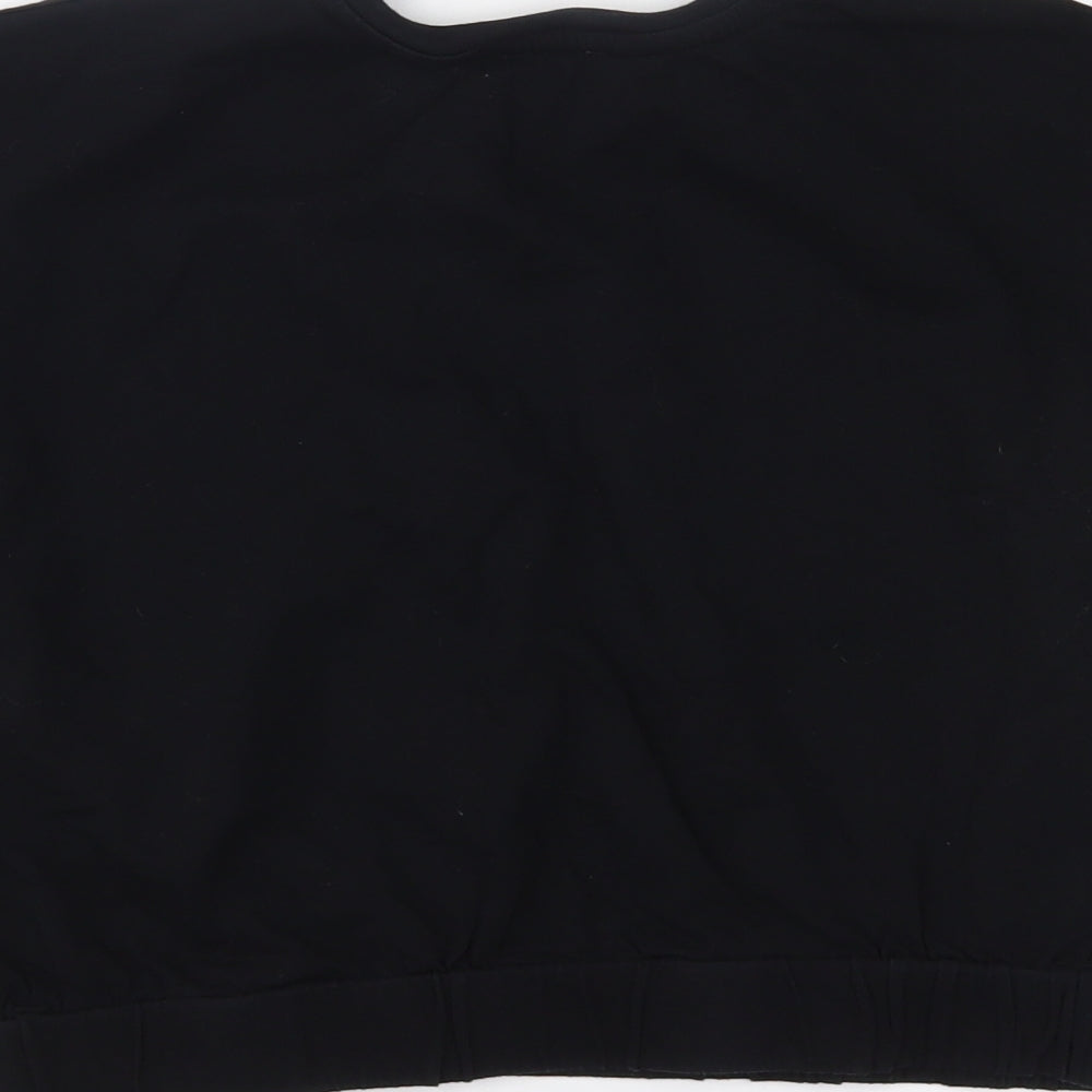 New Look Girls Black   Cropped T-Shirt Size 14-15 Years