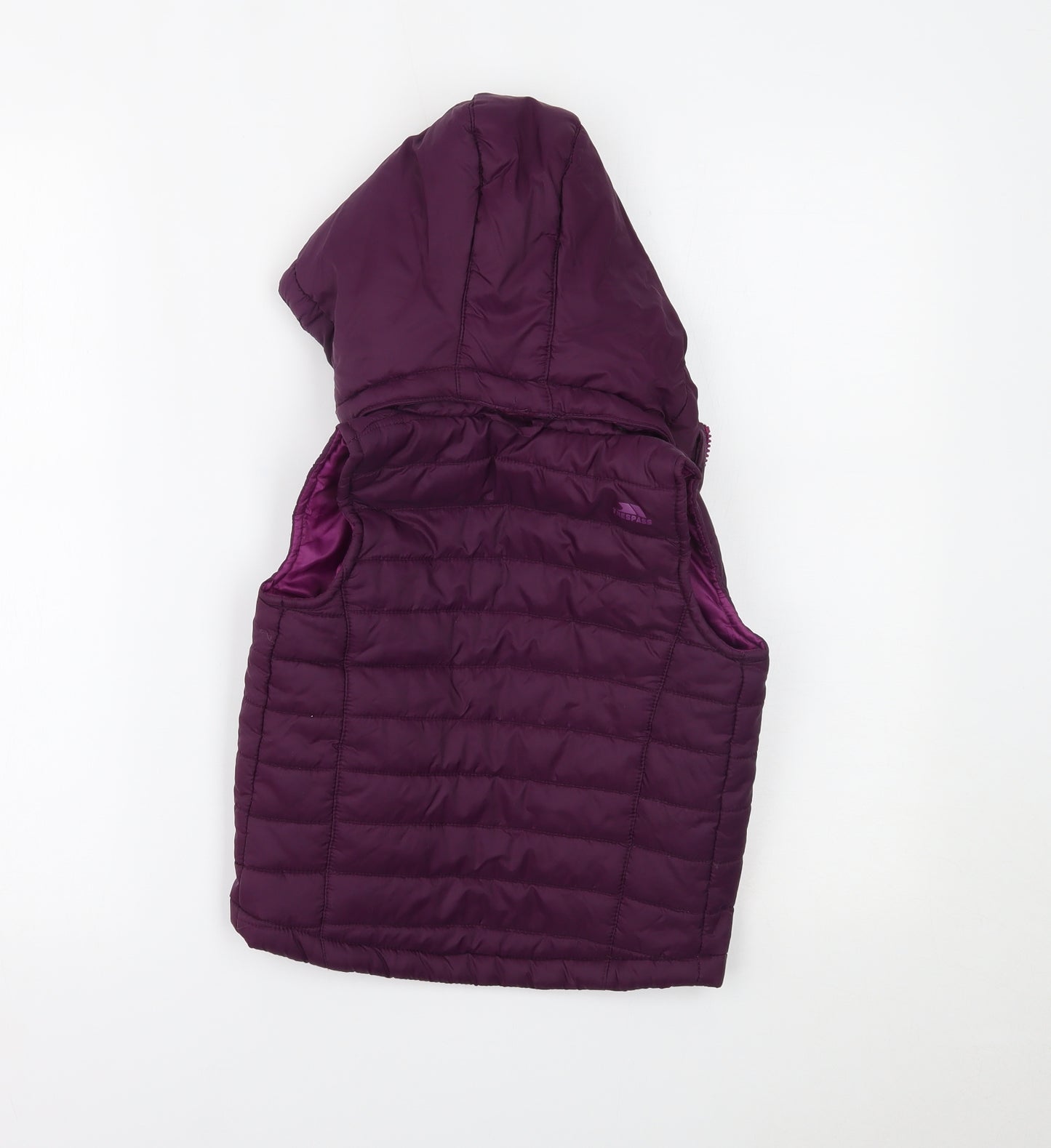 Trespass Girls Purple   Gilet Coat Size 2-3 Years