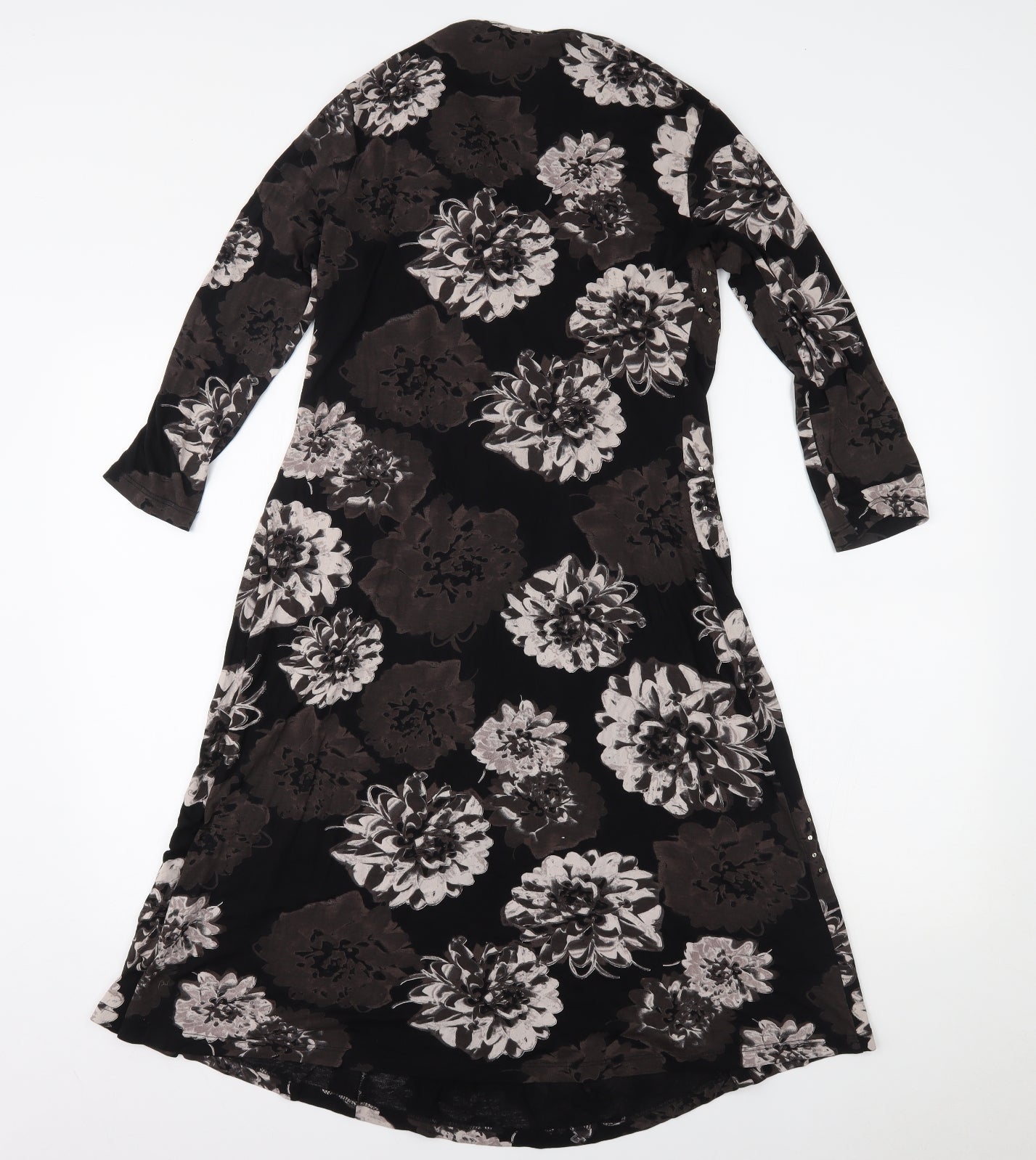 RJR.John Rocha Womens Brown Fair Isle  A-Line  Size 12