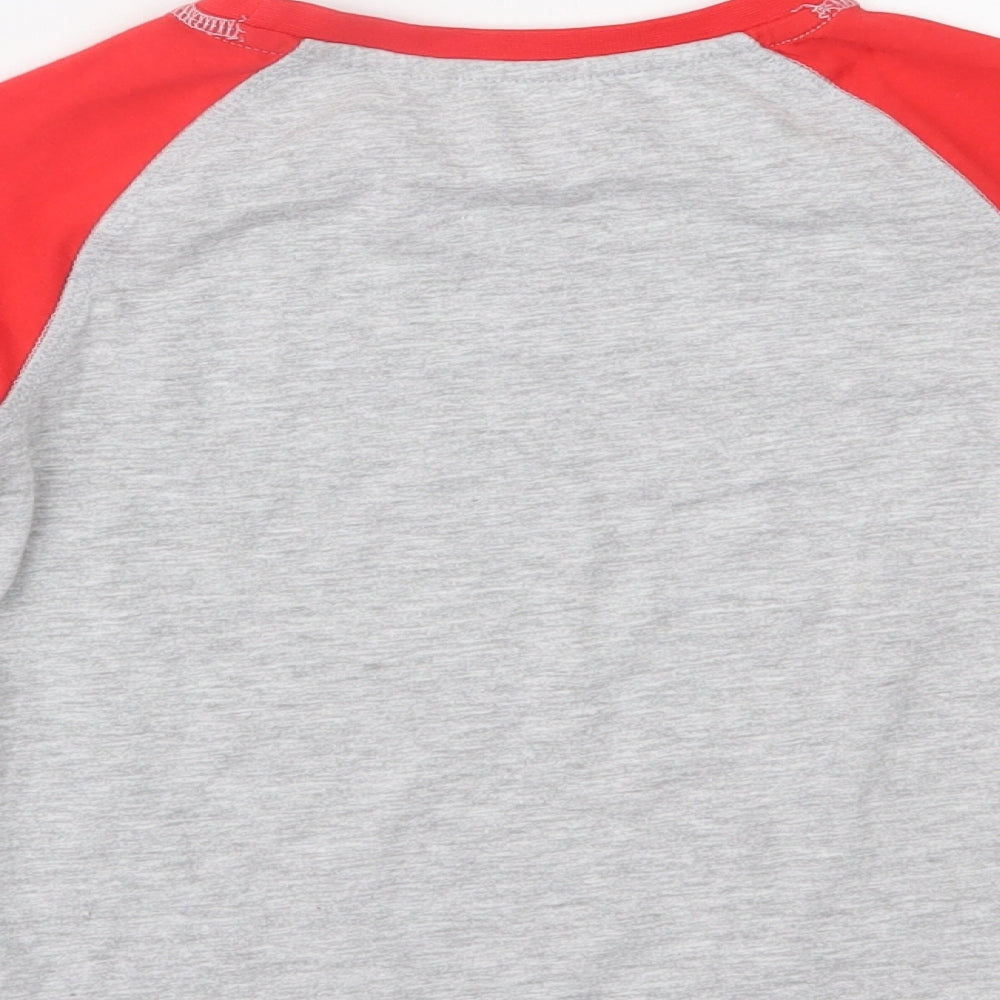 Mini Club Boys Grey   Basic T-Shirt Size 3-4 Years