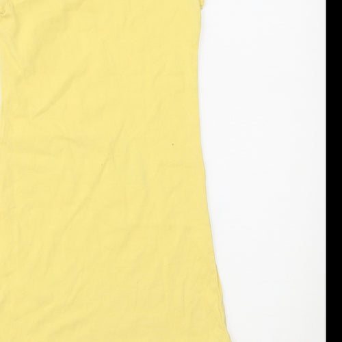 NEXT Girls Yellow   Basic T-Shirt Size 4 Years