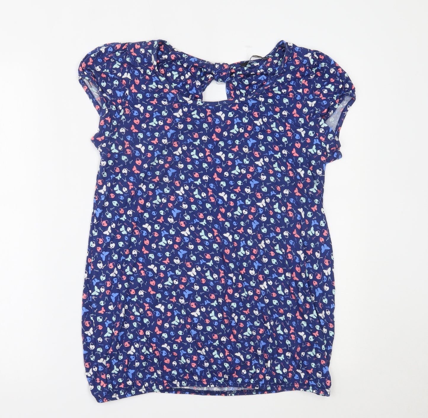 George Womens Blue   Basic T-Shirt Size 14