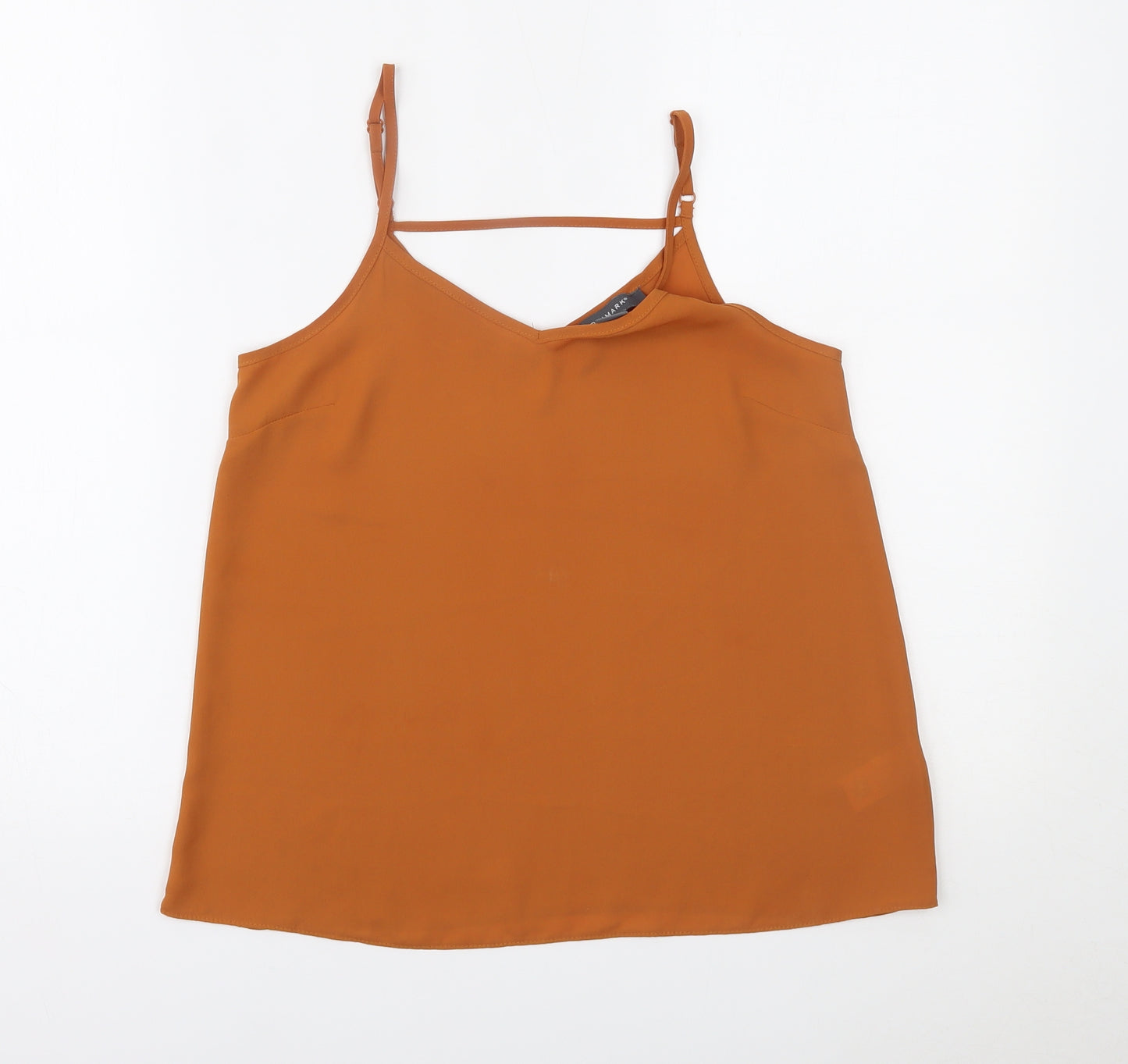 Primark Womens Orange   Camisole Blouse Size 6