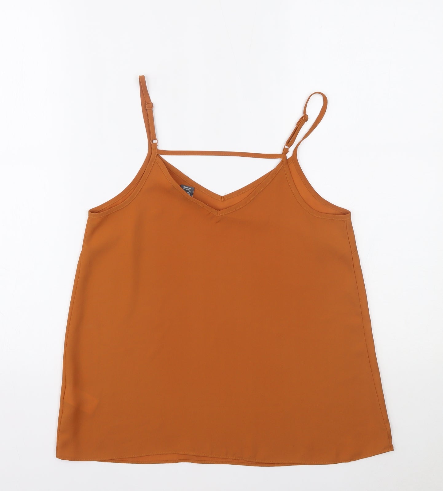 Primark Womens Orange   Camisole Blouse Size 6