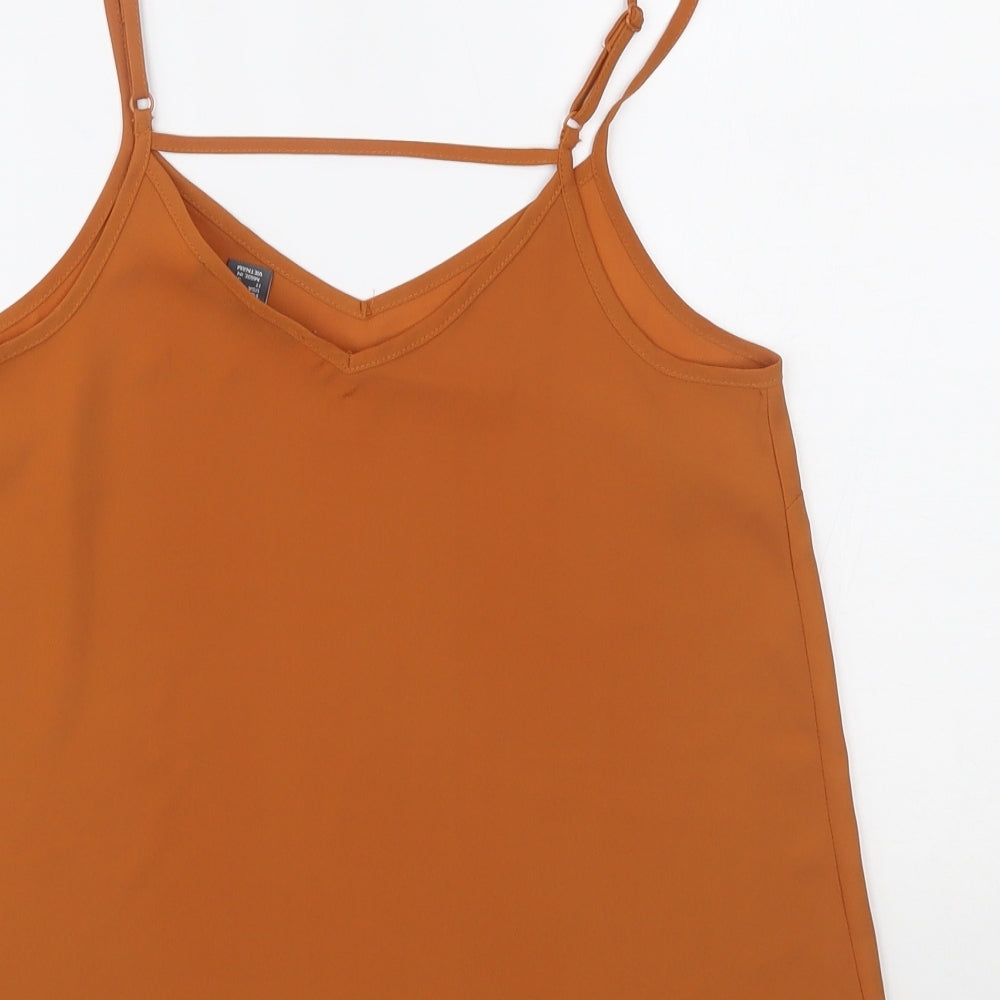 Primark Womens Orange   Camisole Blouse Size 6