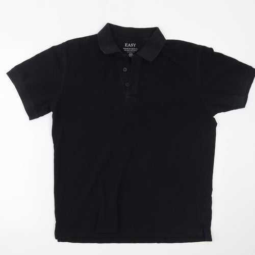 Easy Mens Blue    Polo Size M