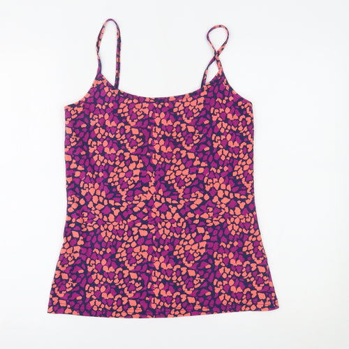Papaya Womens Multicoloured Animal Print  Camisole Tank Size 14