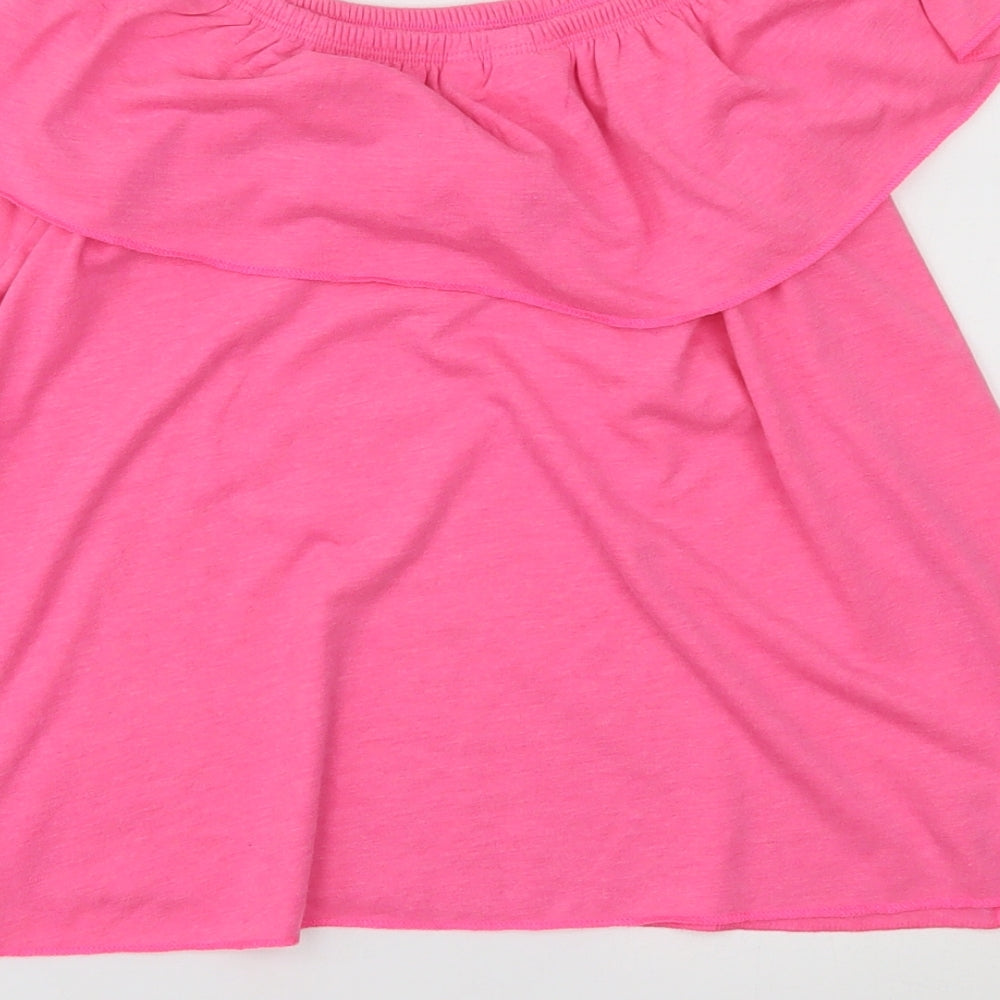 Matalan Girls Pink   Basic Blouse Size 12 Years