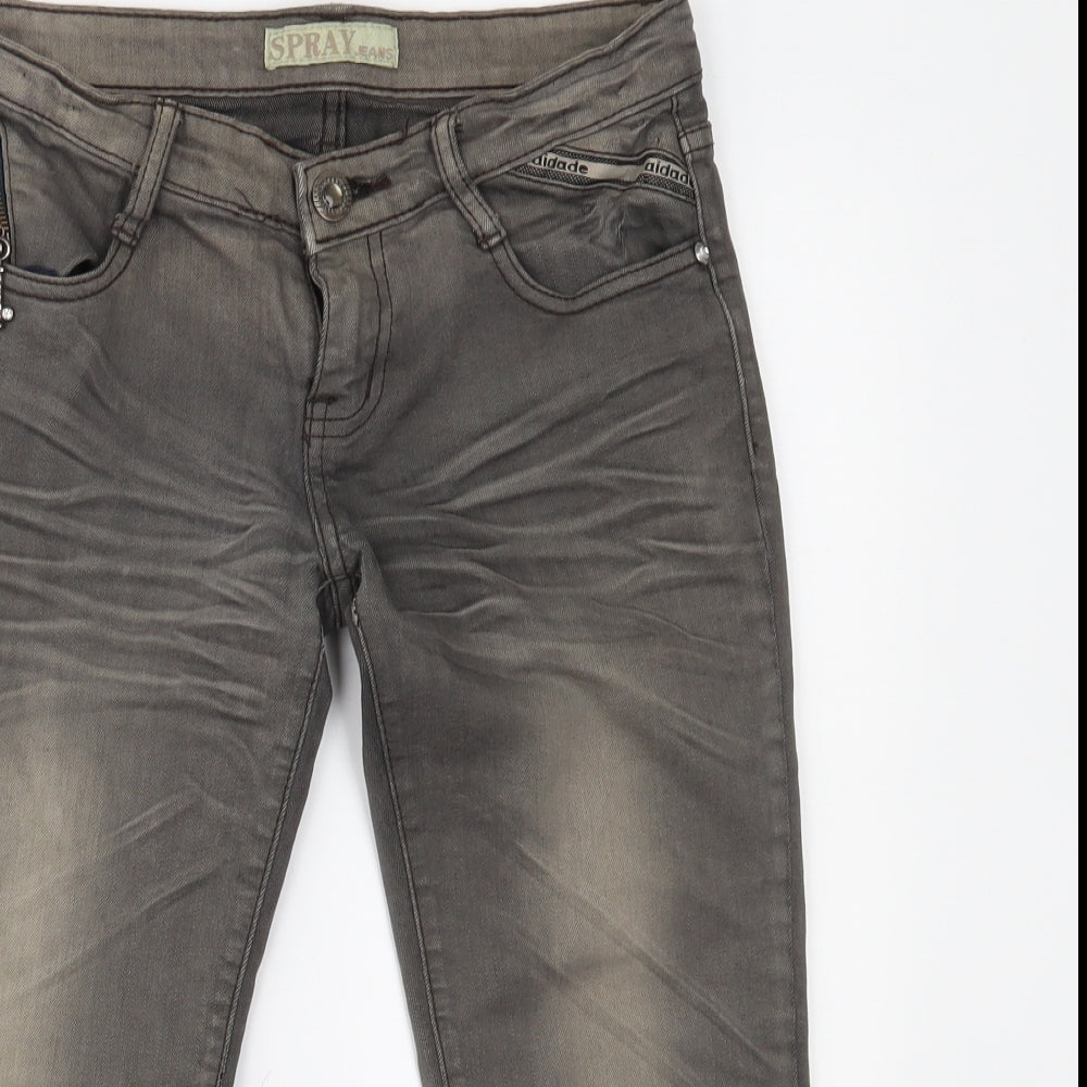 spray jeans Mens Brown   Chino Shorts Size 28 in