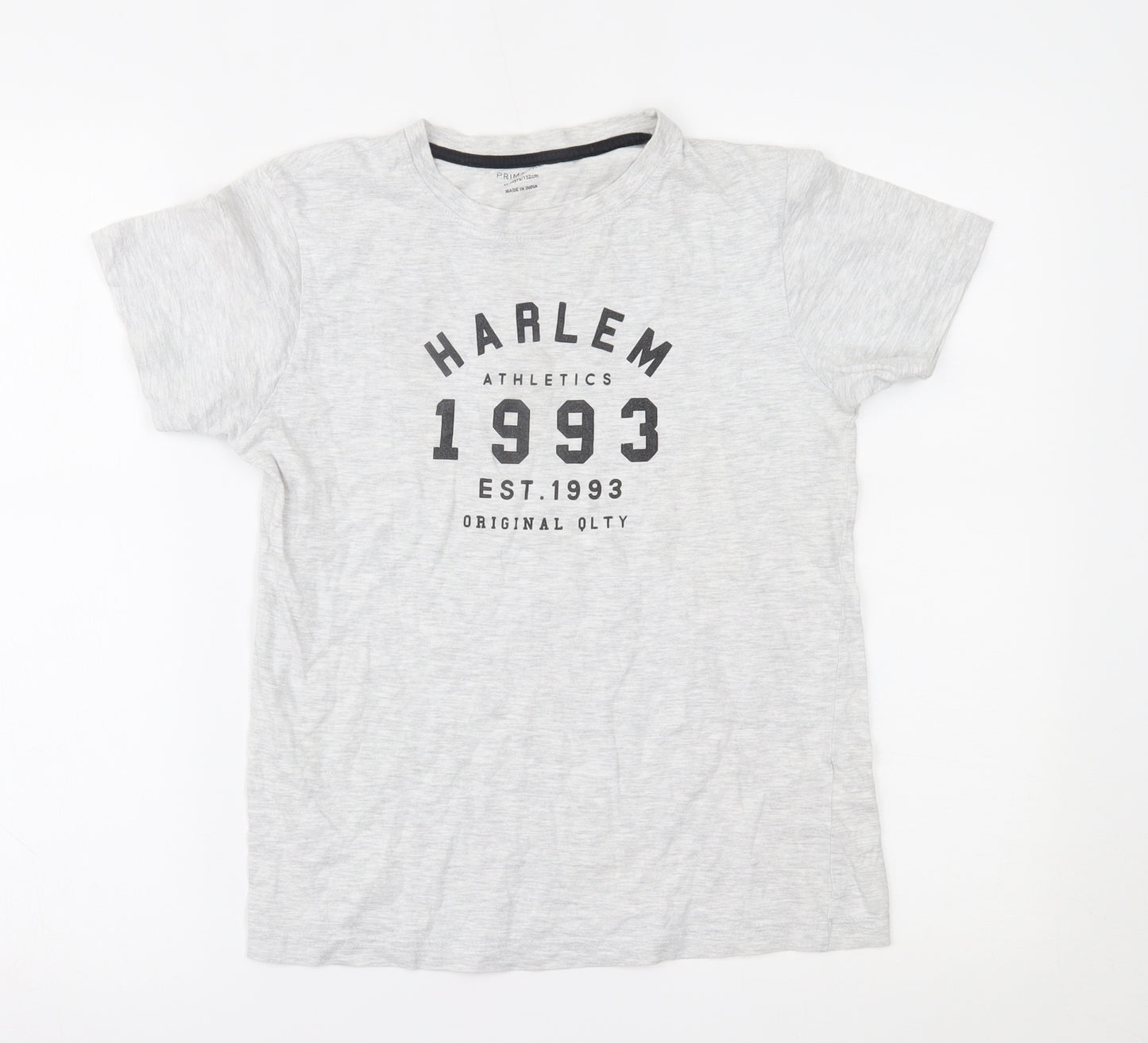 Primark Boys Grey   Basic T-Shirt Size 11-12 Years