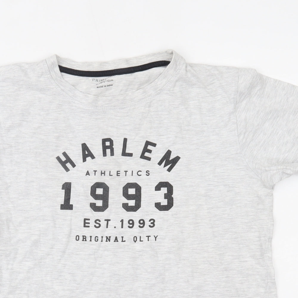 Primark Boys Grey   Basic T-Shirt Size 11-12 Years