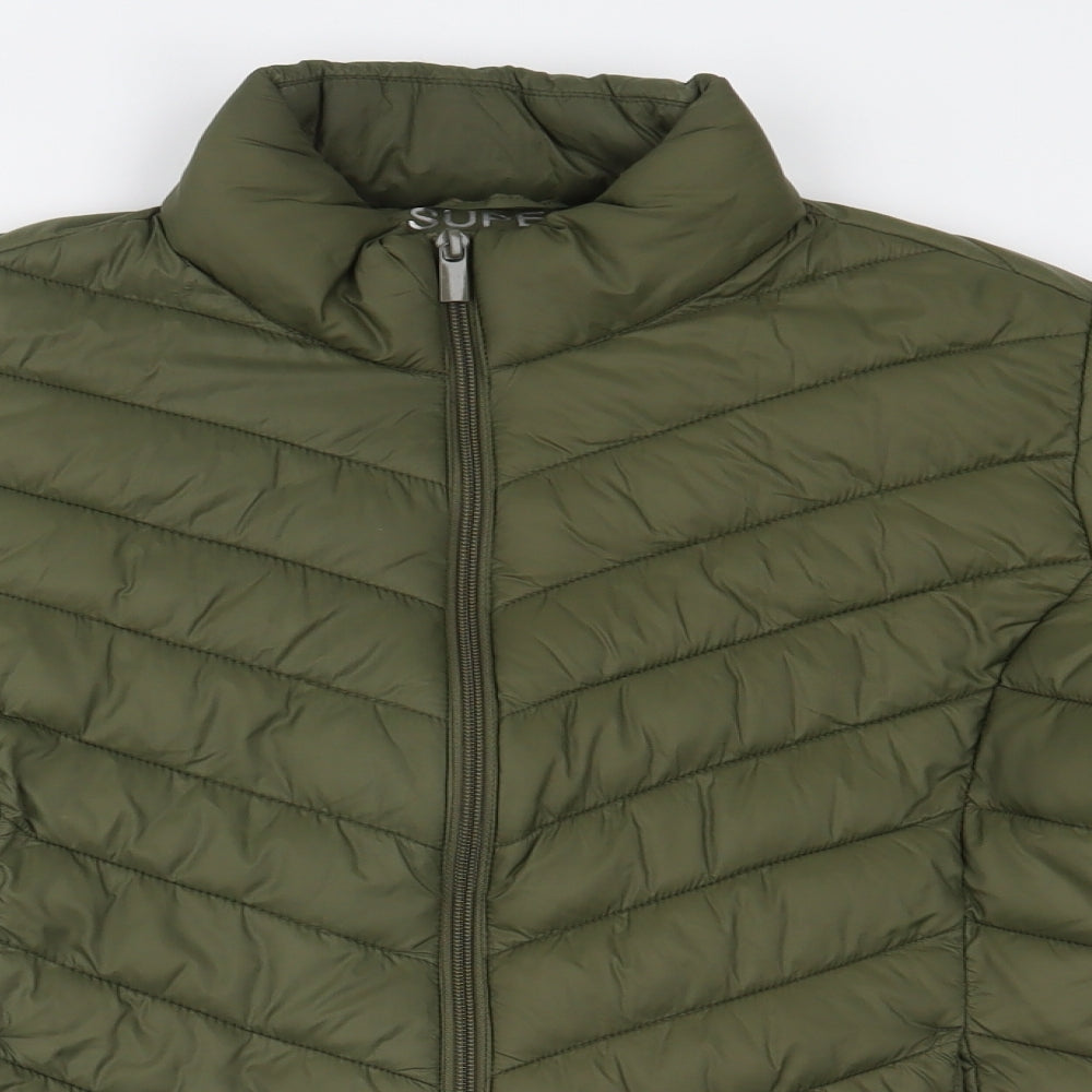 Primark Womens Green   Puffer Jacket Coat Size S