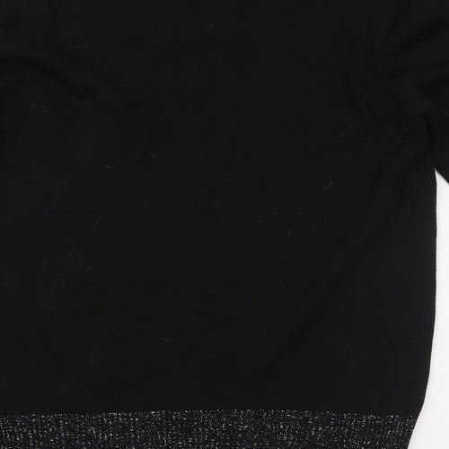 Select Womens Black   Basic Blouse Size M