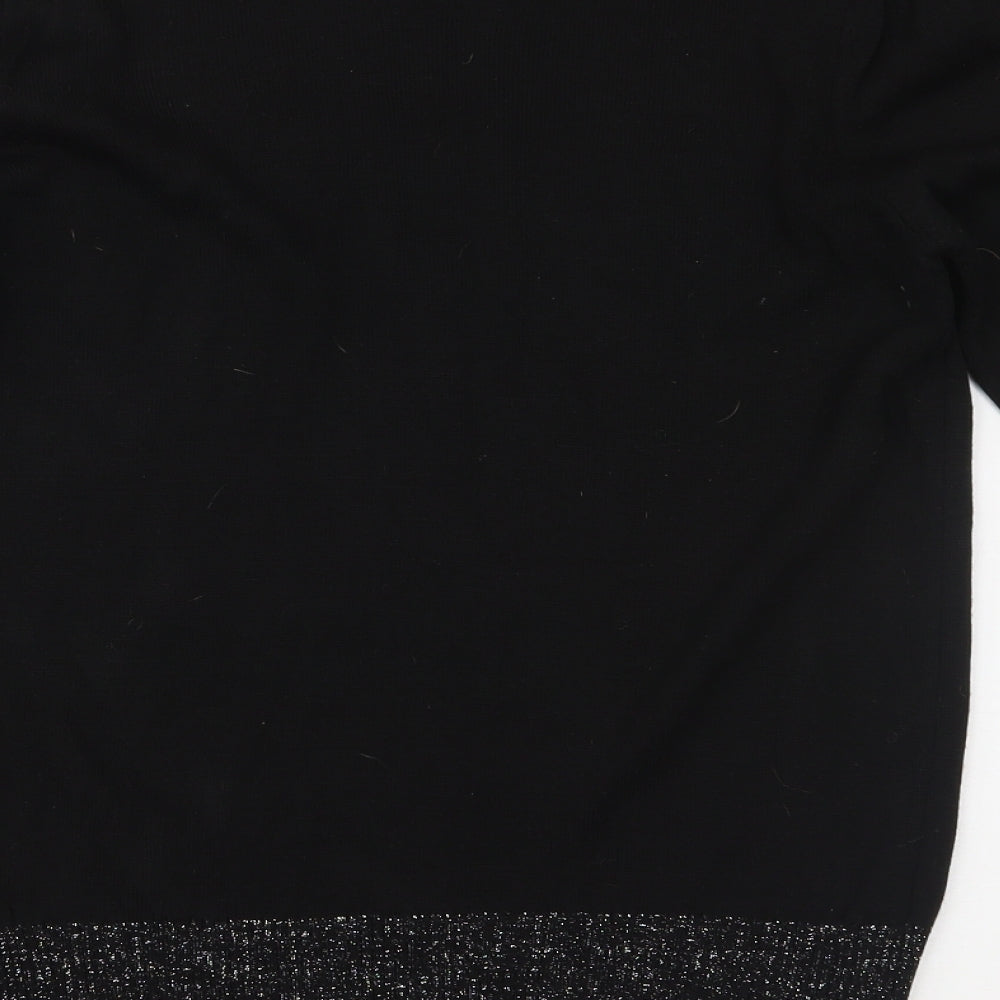 Select Womens Black   Basic Blouse Size M