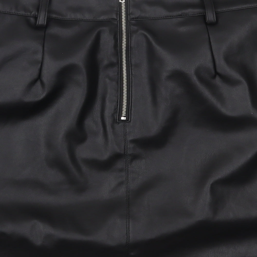 F&F Womens Black   Mini Skirt Size 12