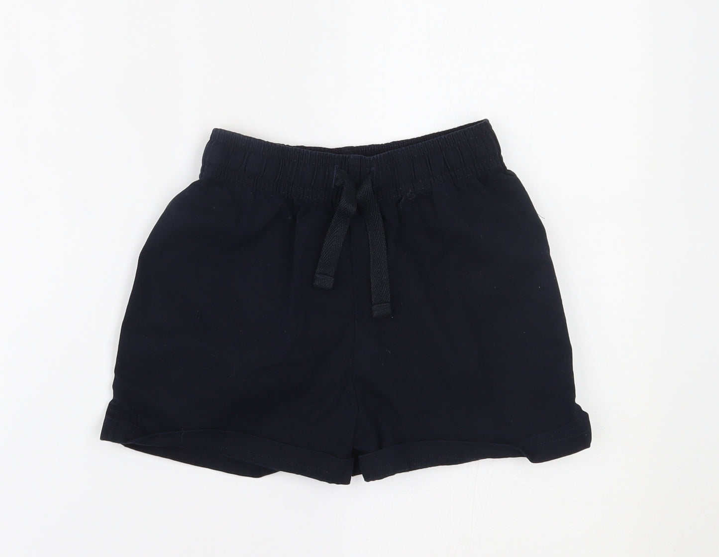 Marks and Spencer Girls Blue   Sweat Shorts Size 6-7 Years