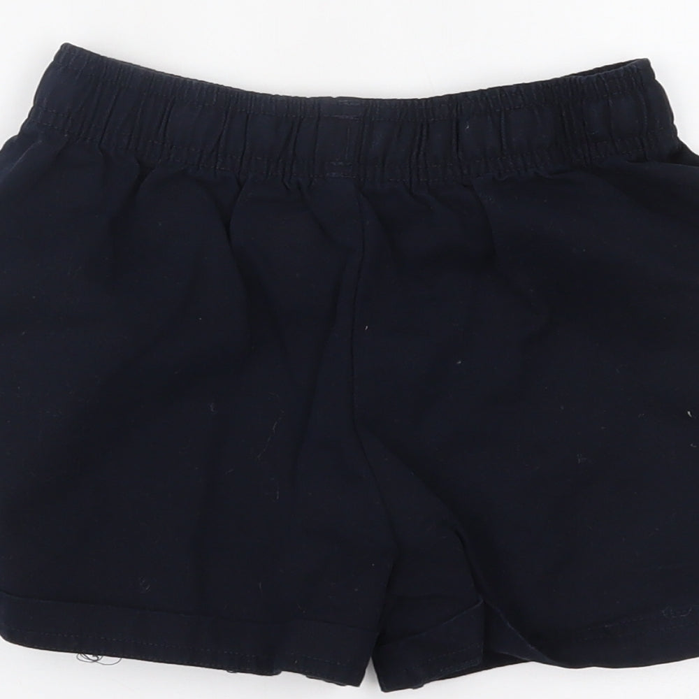 Marks and Spencer Girls Blue   Sweat Shorts Size 6-7 Years