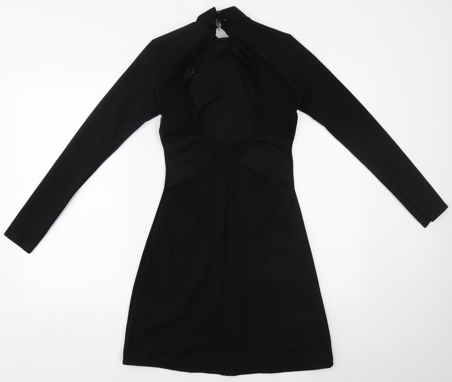 PRETTYLITTLETHING Womens Black   Fit & Flare  Size 10