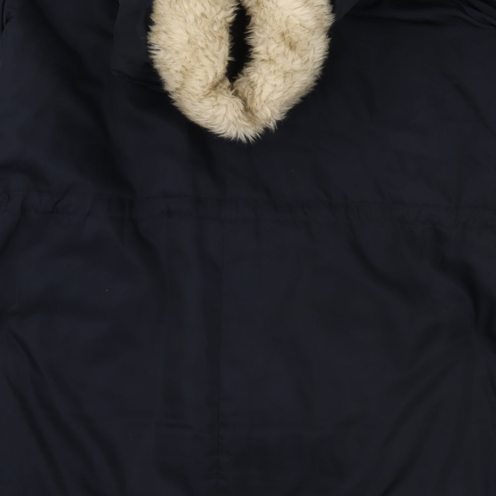 Dorothy Perkins Womens Blue   Parka Coat Size 22