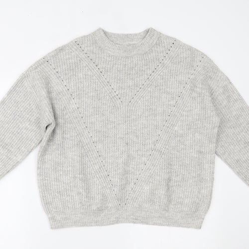 Primark Womens Grey   Pullover Jumper Size S