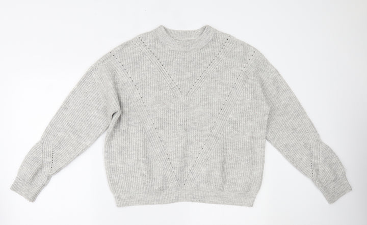 Primark Womens Grey Pullover Jumper Size S