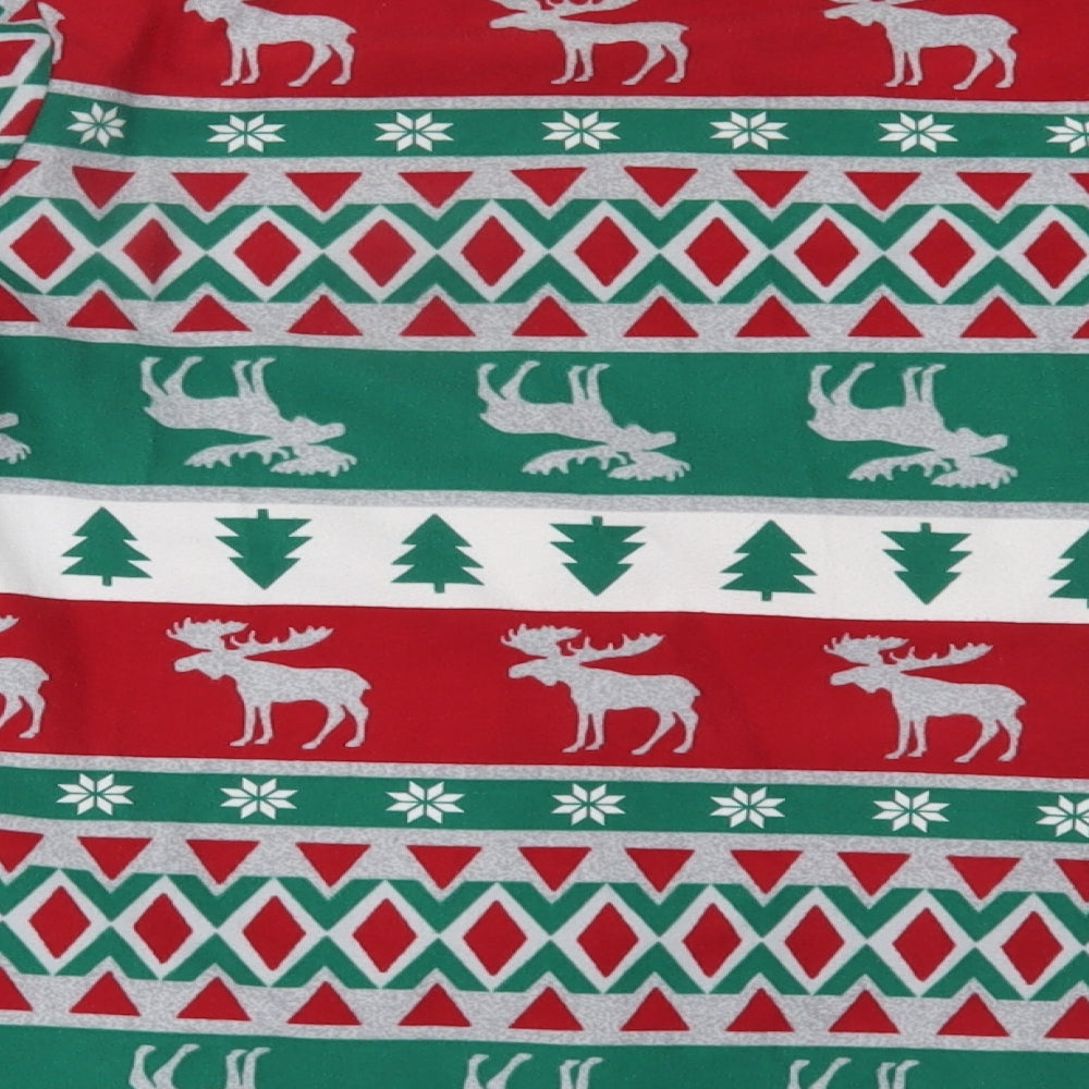 F&F Boys Multicoloured Fair Isle   Pyjama Top Size 12-13 Years  - christmas