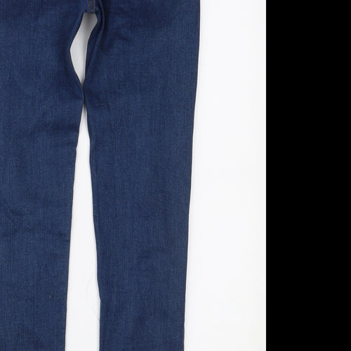 Momokrom Womens Blue  Denim Skinny Jeans Size 10 L26 in