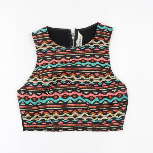 H&M Womens Multicoloured   Basic Tank Size 12