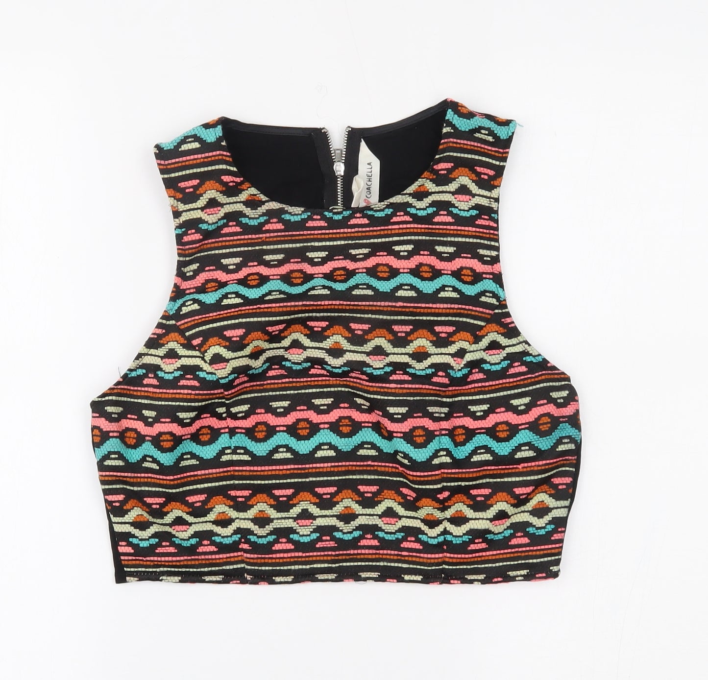 H&M Womens Multicoloured   Basic Tank Size 12
