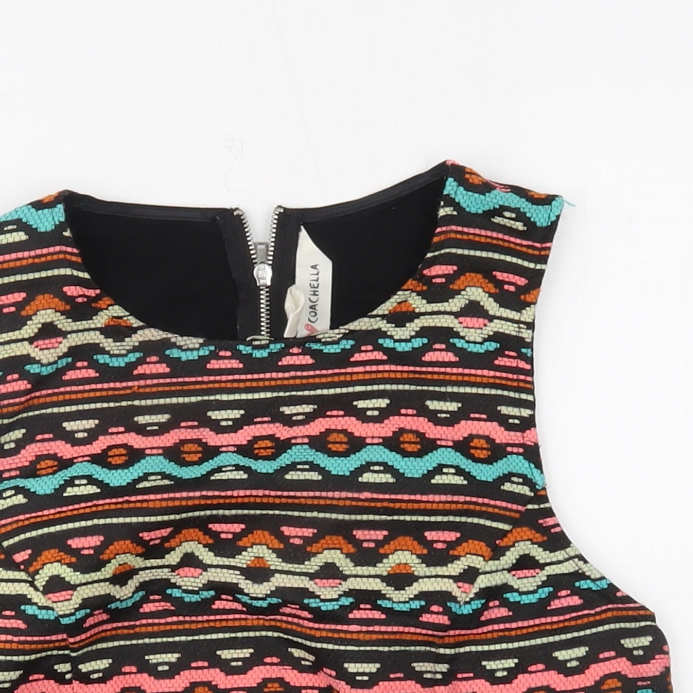 H&M Womens Multicoloured   Basic Tank Size 12