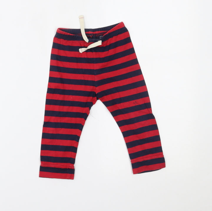 Gap Baby Red Striped Pyjama Pants Size 18-24 Months