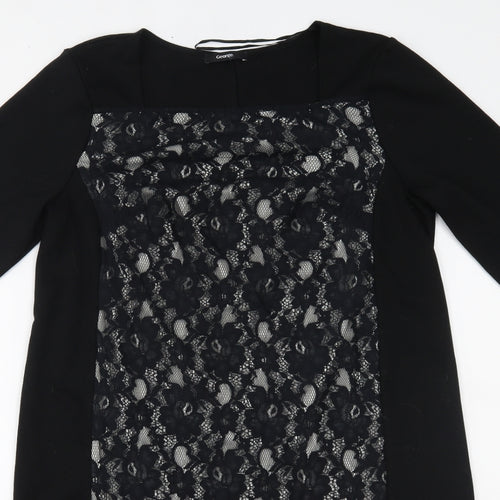 George Womens Black   A-Line  Size 14
