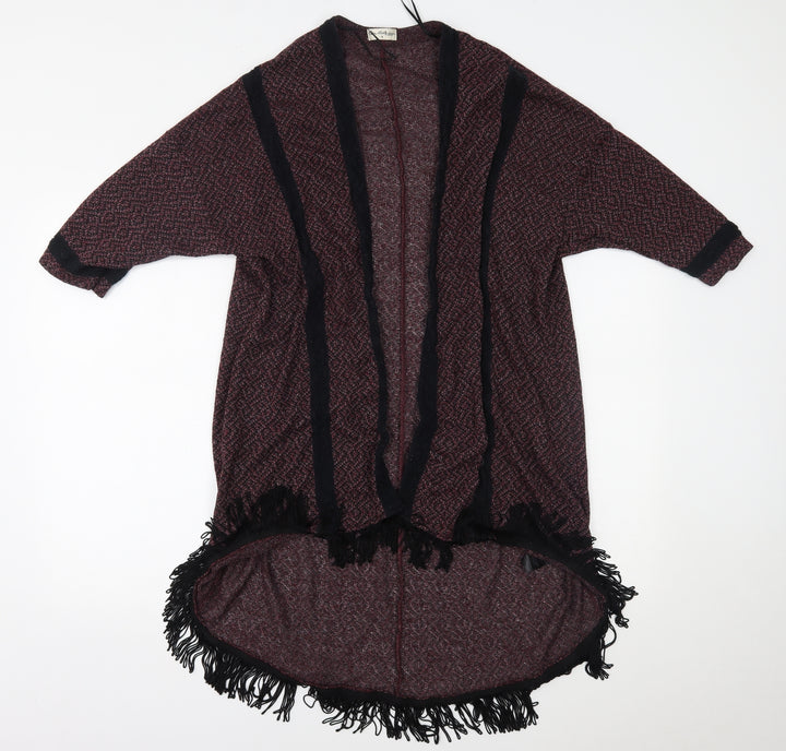 Miss Selfridge Womens Red   Cardigan Jumper Size 8