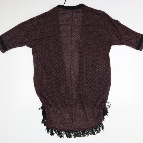 Miss Selfridge Womens Red   Cardigan Jumper Size 8
