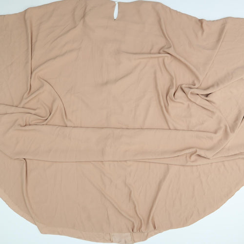 filizzade Womens Beige    Poncho Size 2