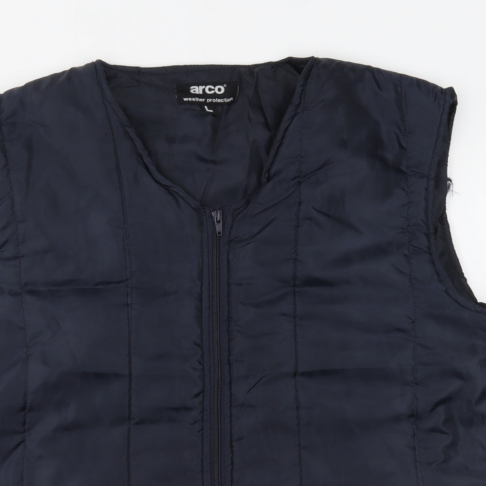 arco Womens Blue   Gilet Coat Size L