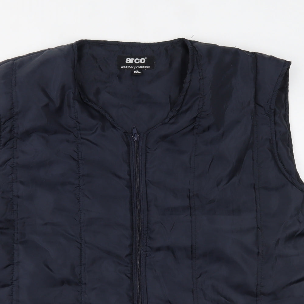 arco Womens Blue   Gilet Coat Size XL