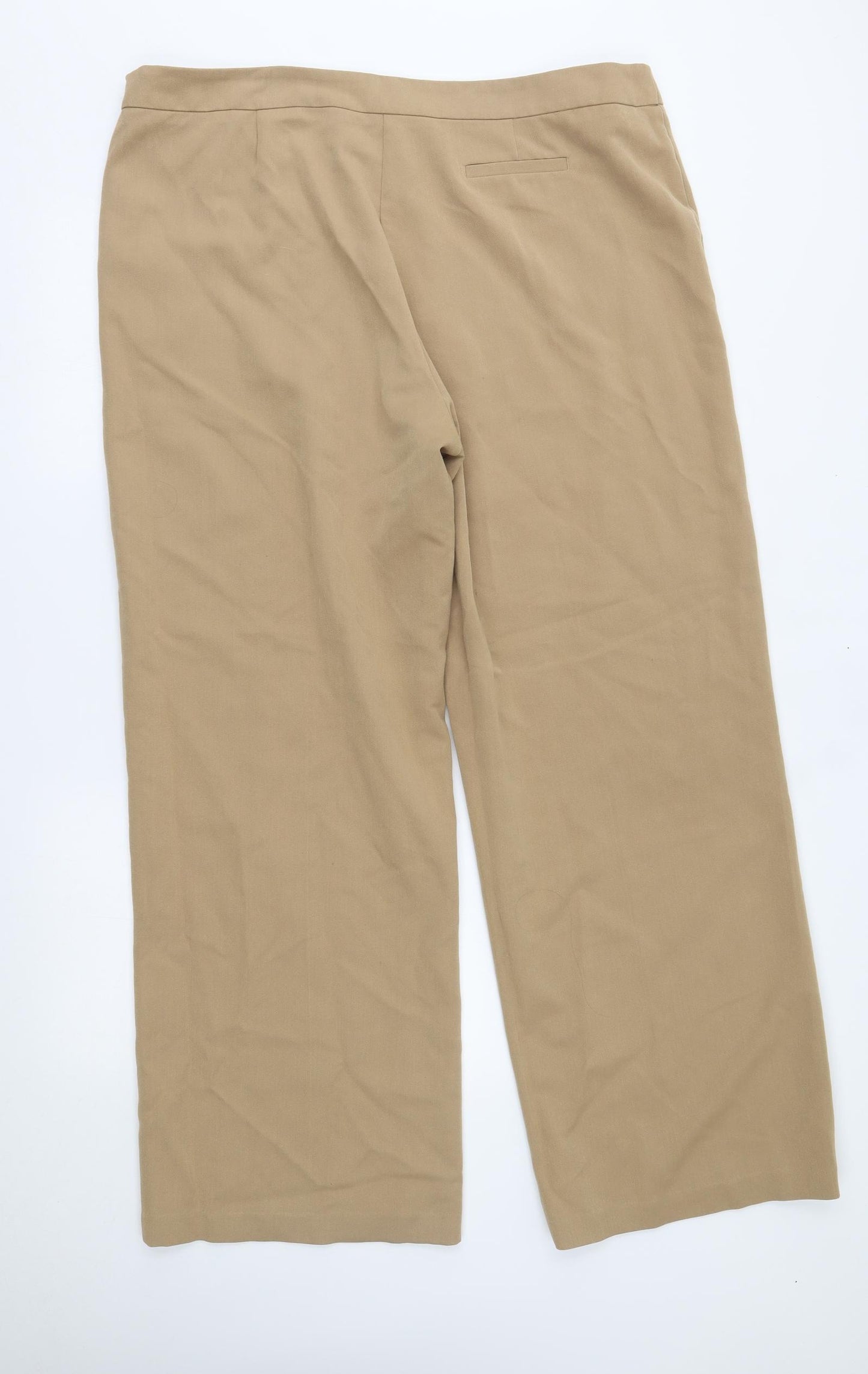 F&F Womens Beige   Trousers  Size 18 L30 in