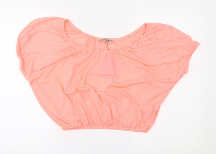 Atmosphere Womens Pink   Basic Blouse Size 14  - iridescent