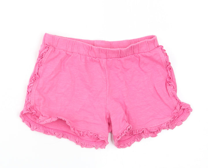 Florence and Fred Girls Pink   Paperbag Shorts Size 4-5 Years