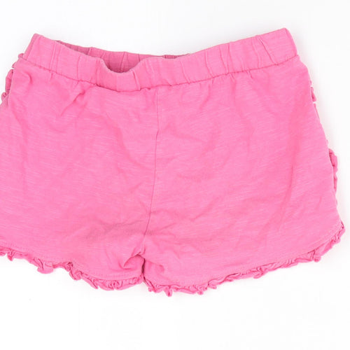 Florence and Fred Girls Pink   Paperbag Shorts Size 4-5 Years