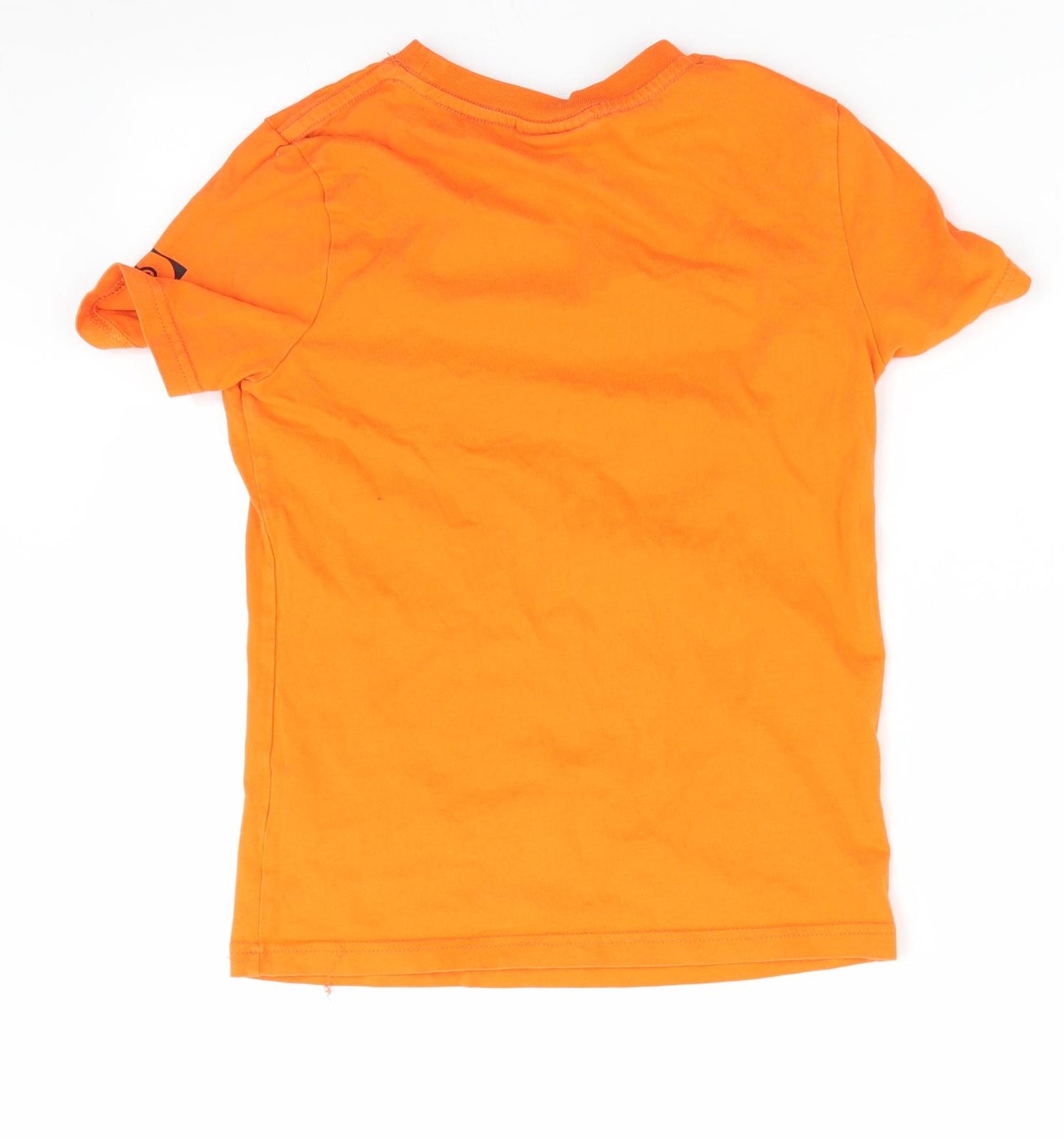Pokemon Boys Orange Animal Print  Basic T-Shirt Size 6-7 Years  - Charizard