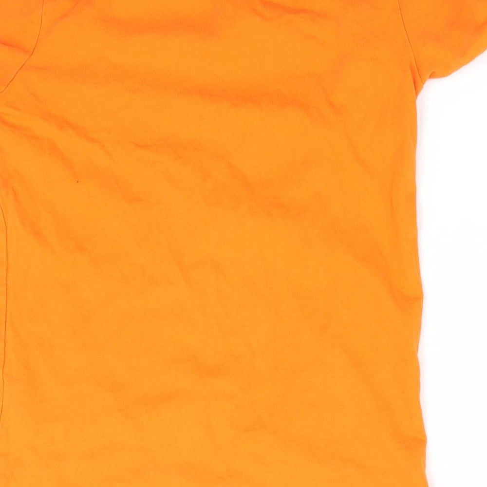 Pokemon Boys Orange Animal Print  Basic T-Shirt Size 6-7 Years  - Charizard