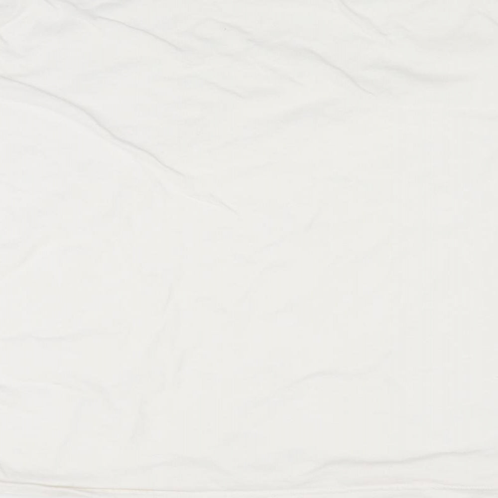 Divided Womens White   Basic T-Shirt Size L